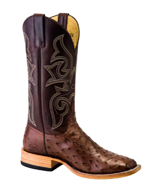 Horse Power Men's Full Quill Ostrich Boot