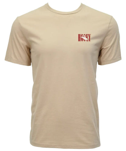 Front view of the men's wild ride graphic tee featuring a small logo printed on the front chest