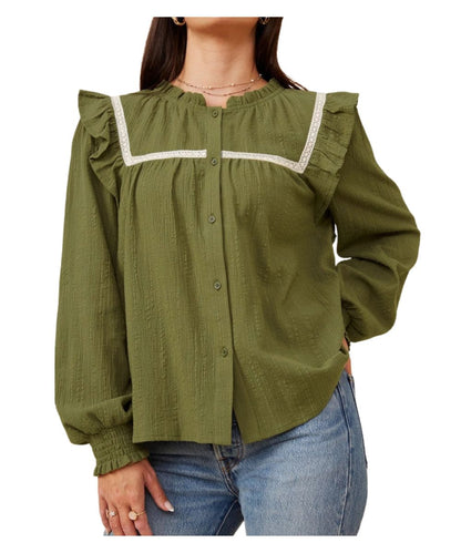 Hayden LA Women's Ruffle Blouse