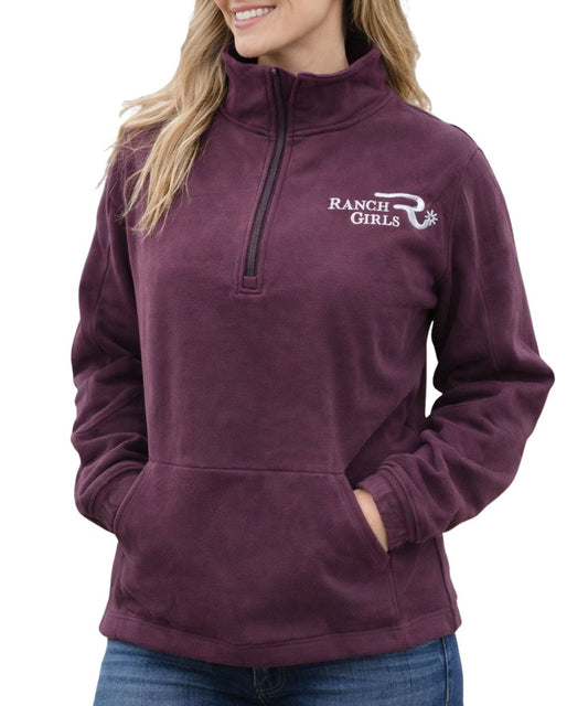 Ranch Girls Women's Hybrid Active 1/2 Zip Pullover