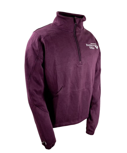 Ranch Girls Women's Hybrid Active 1/2 Zip Pullover