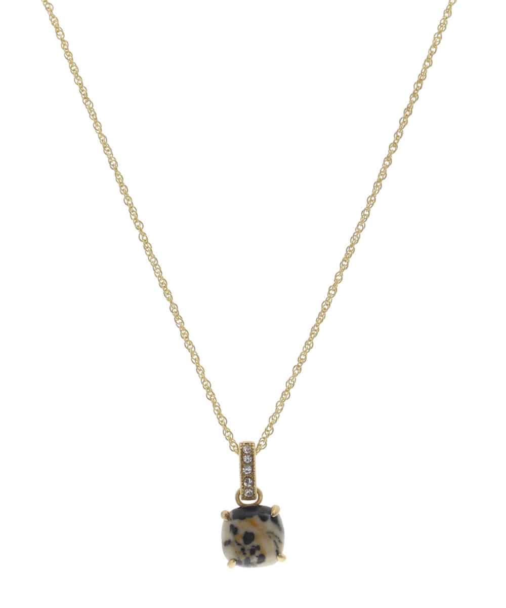 Jane Marie Women's Dalmatian Cushion Necklace