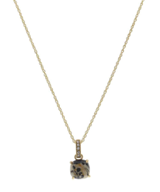 Jane Marie Women's Dalmatian Cushion Necklace