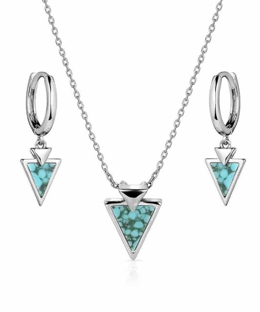 Montana Silversmiths Women's Pointed Path Jewelry Set