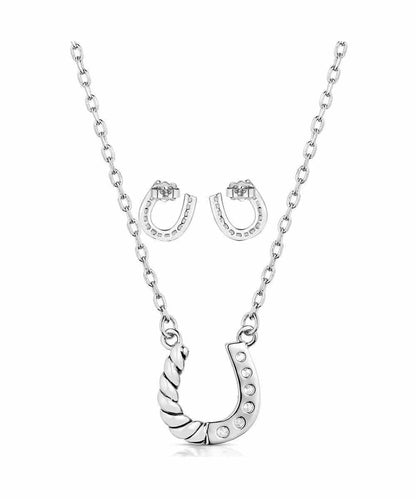 Montana Silversmiths Women's Roping Luck Jewelry Set