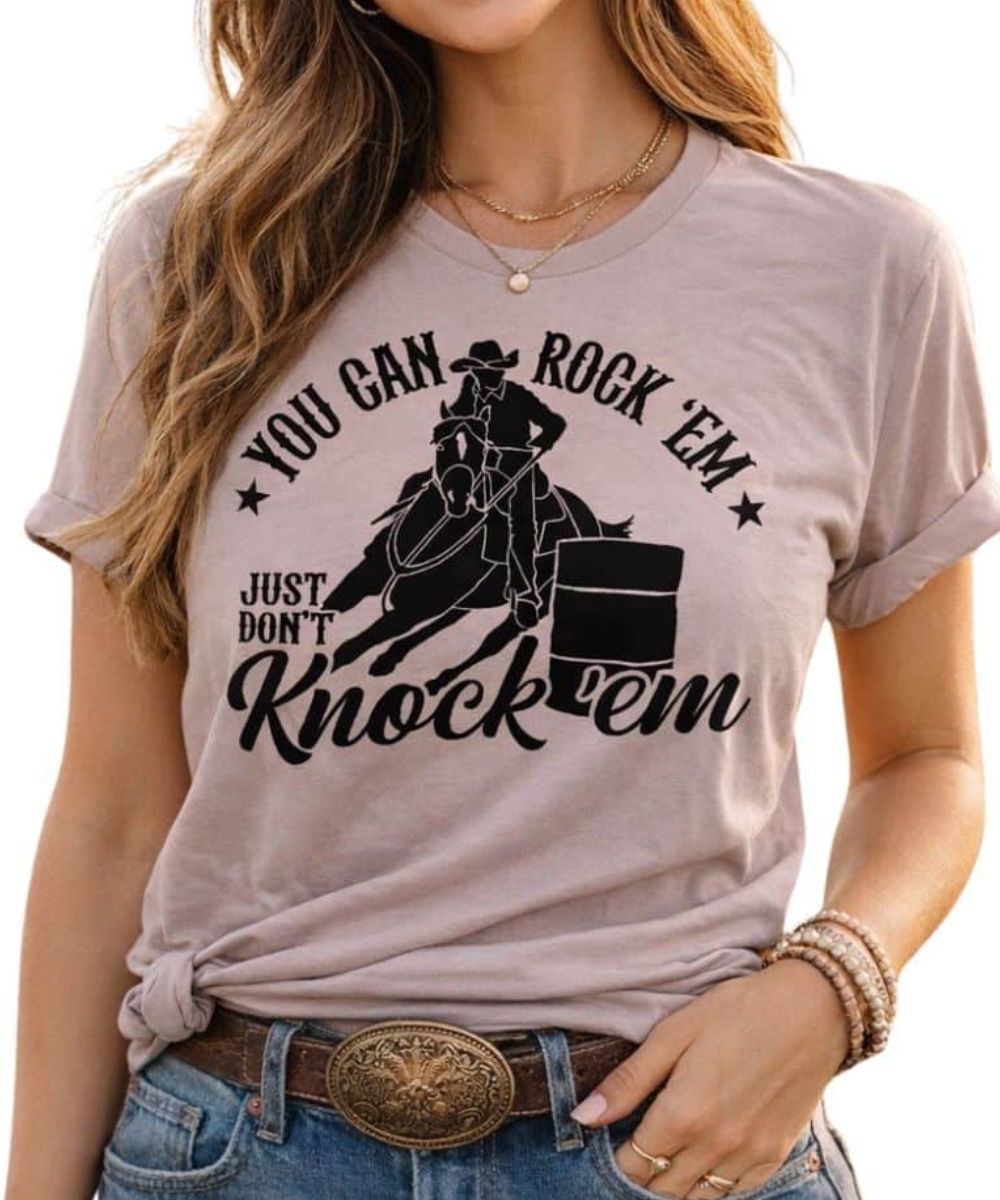 Southern Attitude Women's Don't Knock 'Em Tee