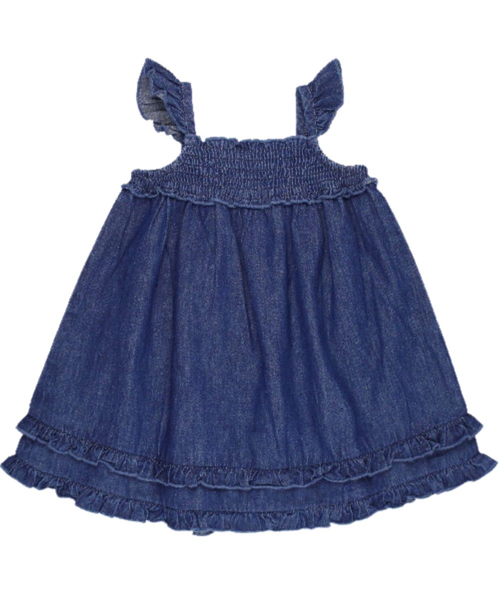 L'oved Baby Toddler Girls' Denim Summer Dress