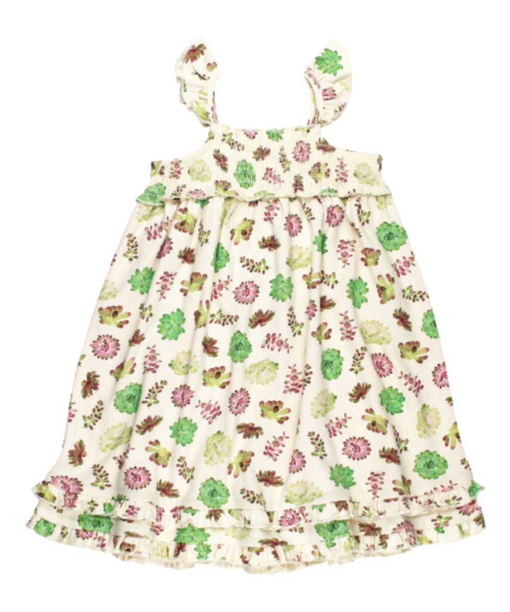 L'oved Baby Toddler Girls' Succulent Summer Dress