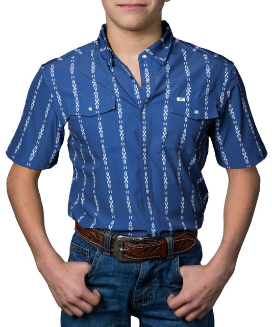 Ferrell Brand Boys' The Maverick Snap Shirt