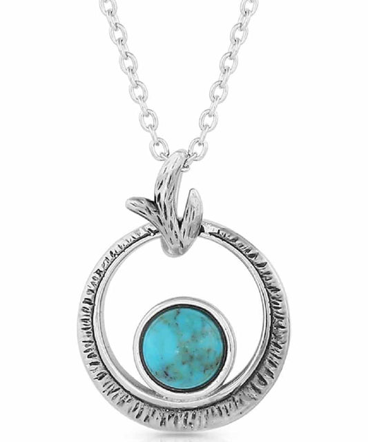 Montana Silversmiths Women's Moon Turquoise Necklace
