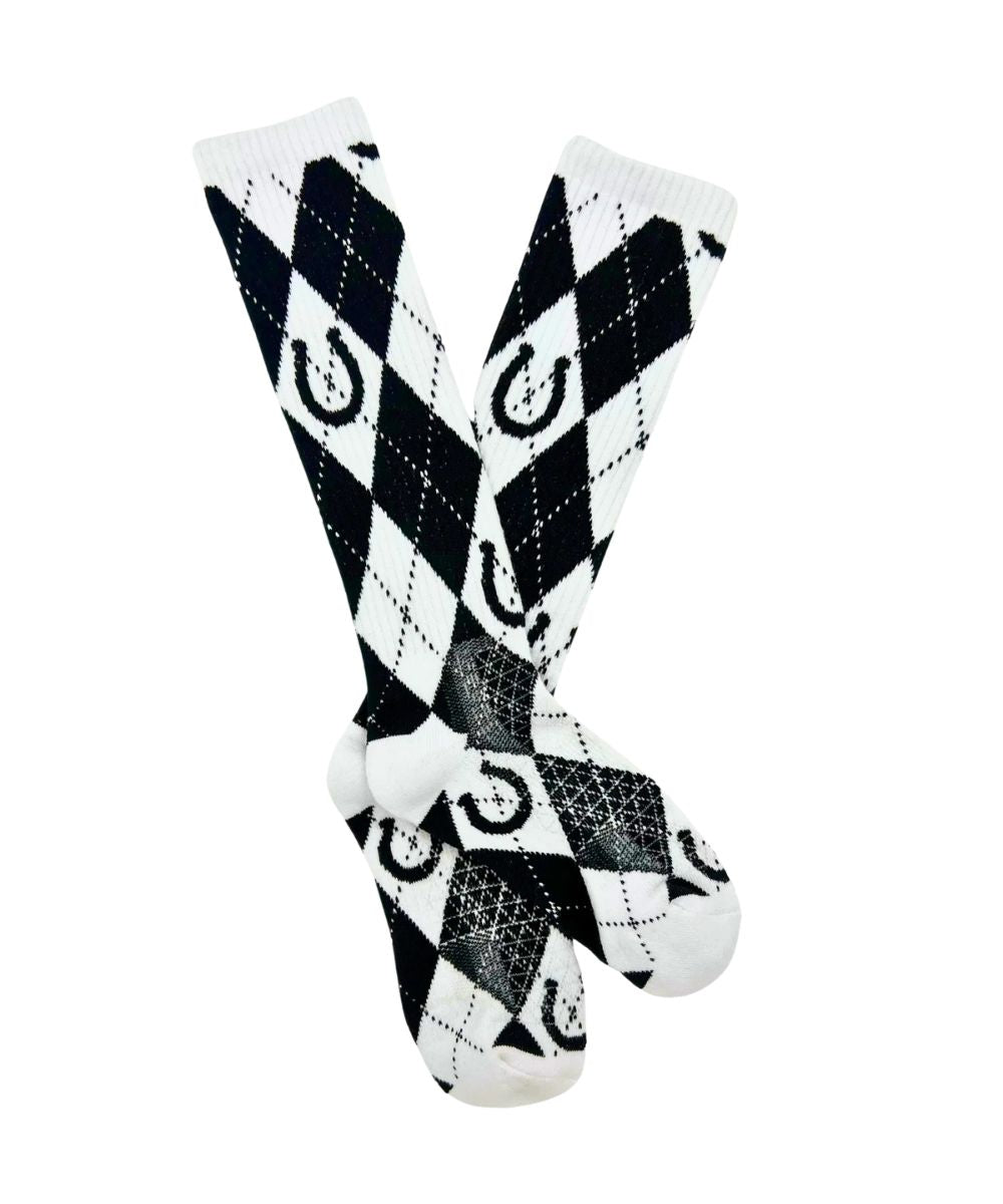 Lucky Chuck Argyle Performance Socks