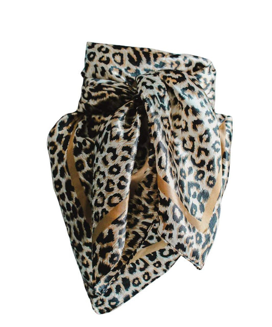 LIBERTY LEOPARD WILDRAG-a ! desc :  ! caption :