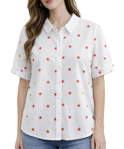 Lala Loo Women's Stars Blouse