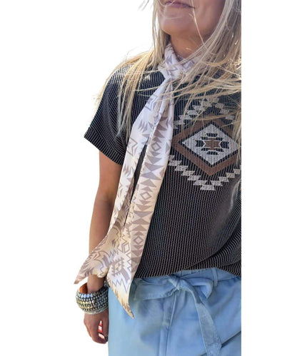 LOS ALTOS LONG SCARF-a ! desc :  ! caption :