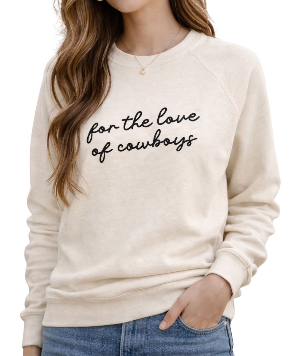 Rodeo Hippie Women's Love Of Cowboys Sweatshirt