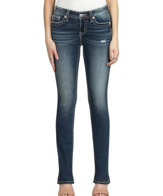 Miss Me Women's Blooming Aztec Straight Jean