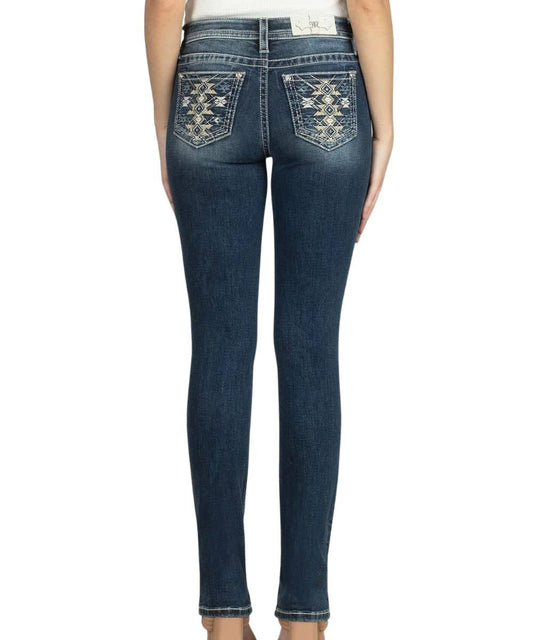 Miss Me Women's Blooming Aztec Straight Jean