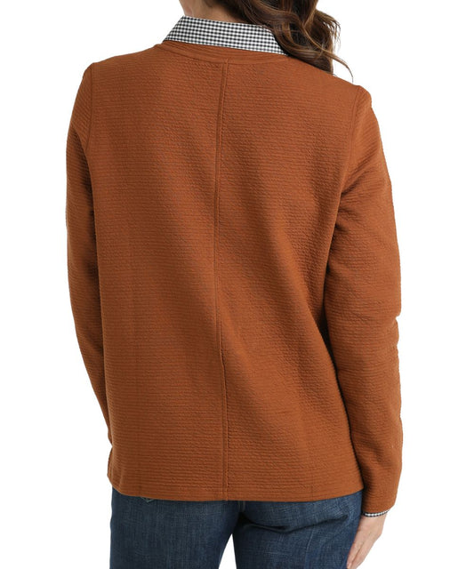 Cinch Women's Textured Pullover