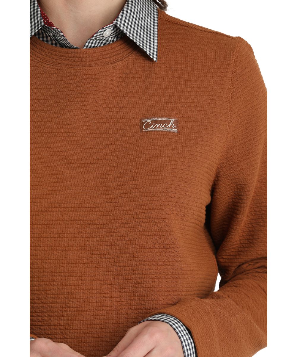 Cinch Women's Textured Pullover