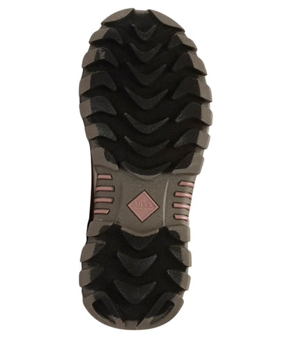 Sole view of the rugged rubber outsole for traction