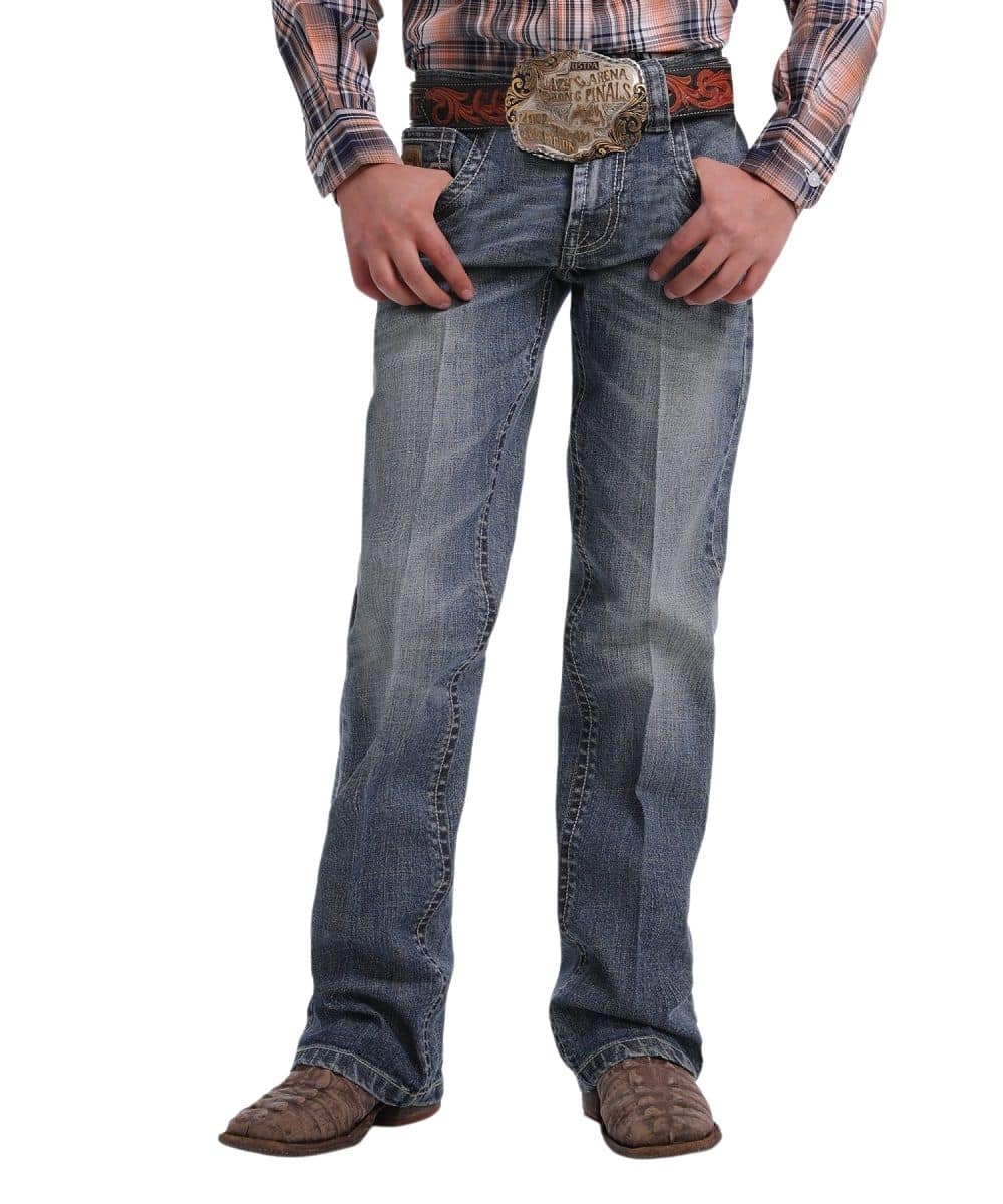 Cinch Little Boys' ArenaFlex January Boot Cut Jean