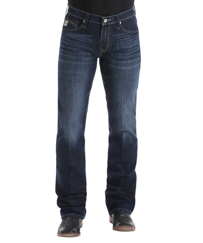 Cinch Men's Ian Dark Stonewash Slim Boot Cut Jean