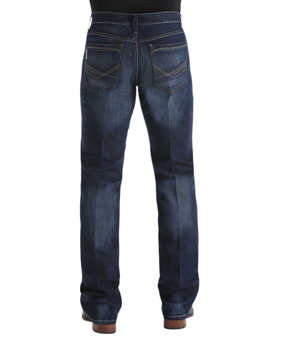 Cinch Men's Ian Dark Stonewash Slim Boot Cut Jean