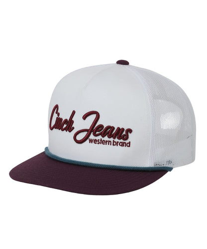 Left angled view of the men's flexfit ball cap