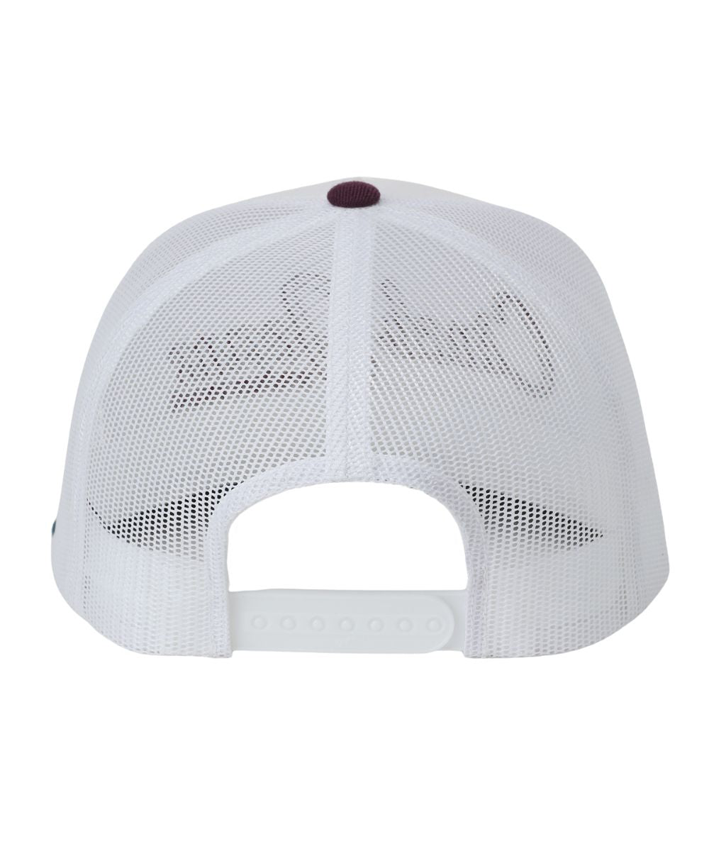 Back view of the adjustable snapback closure