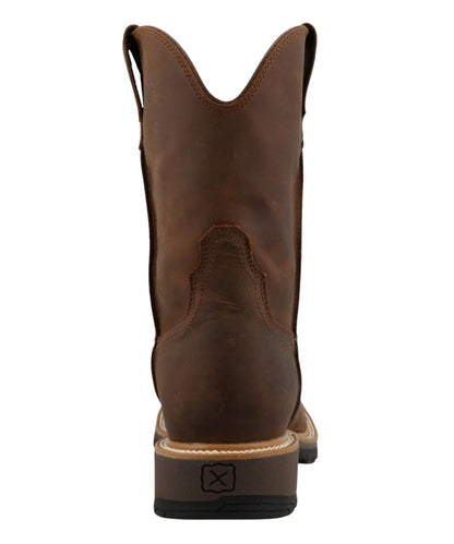 Back side view of the 1.5" tall block heel