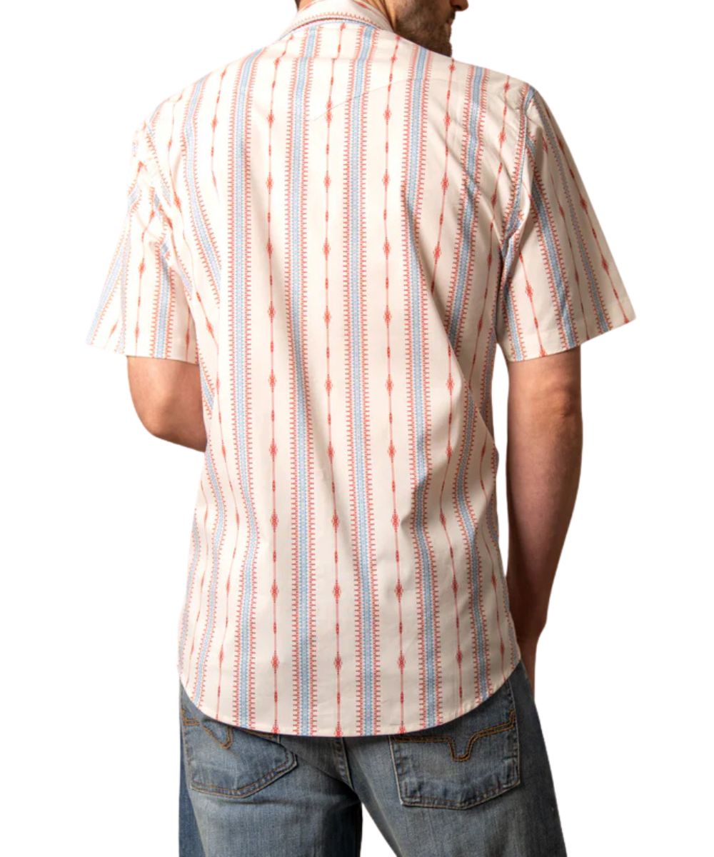 Western Yokes And Vertical Striped Print