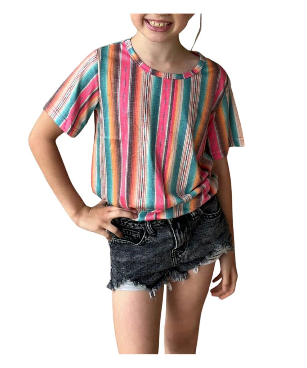 MINI SUMMER SERAPE TOP KIDS ! desc :  ! caption :
