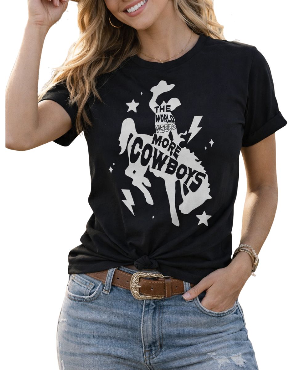 LaLaSista Women's More Cowboys Tee