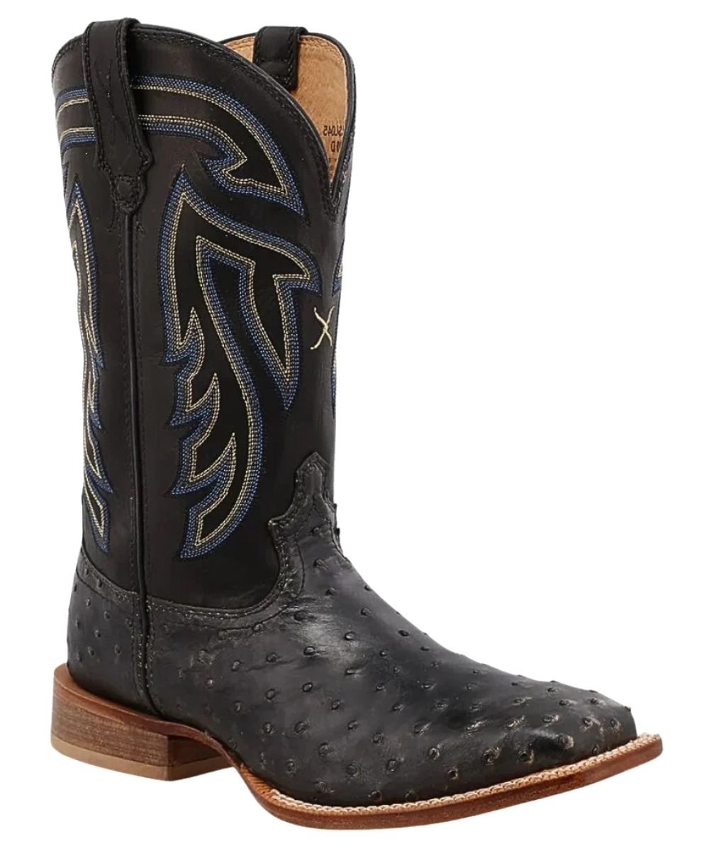 Twisted X Men's Ruff Stock Western Ostrich Boot