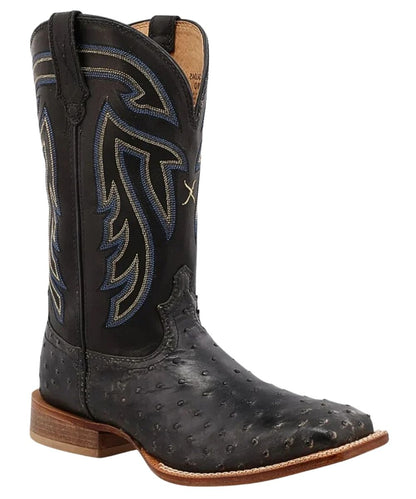Twisted X Men's Ruff Stock Western Ostrich Boot