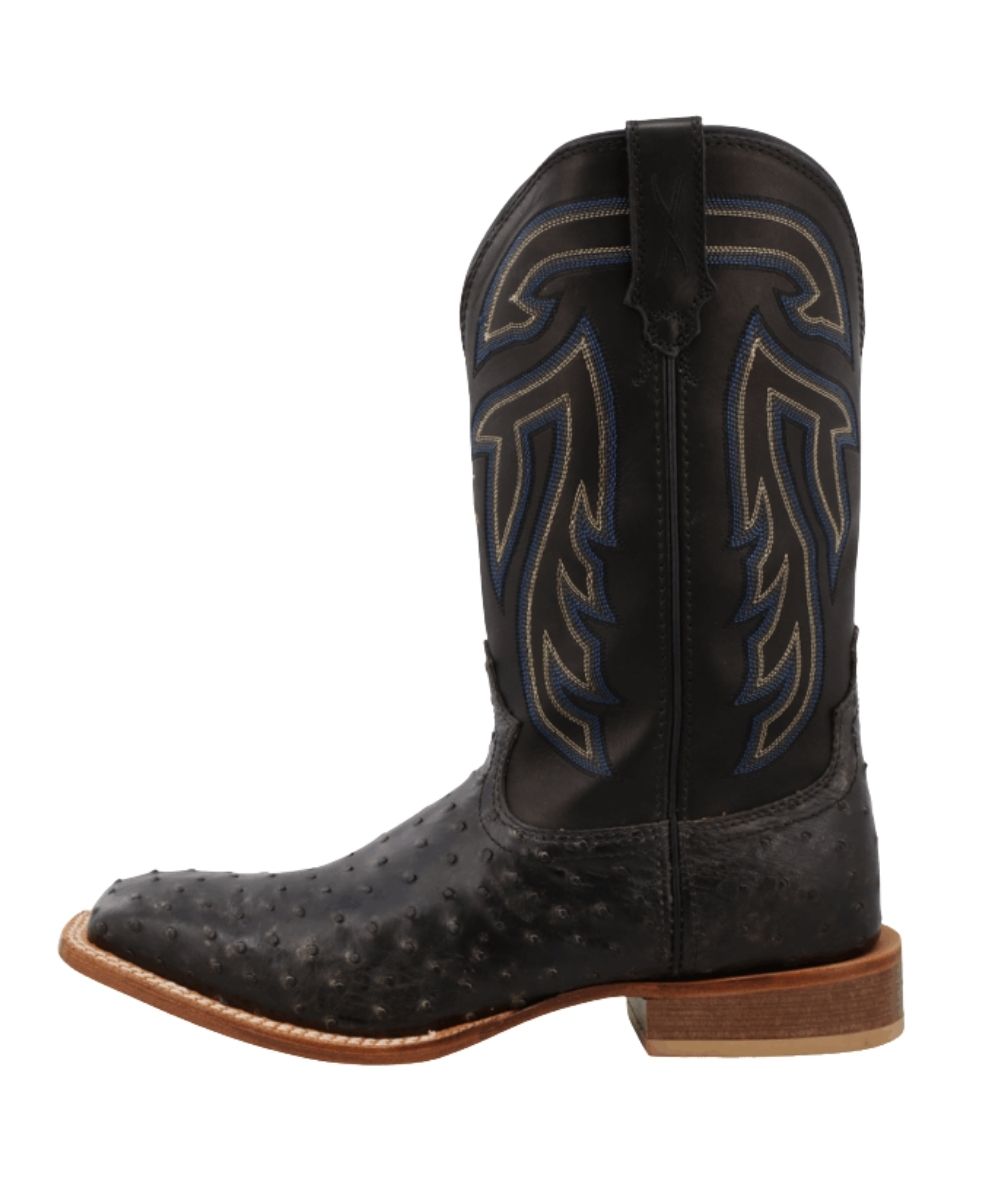 Twisted X Men's Ruff Stock Western Ostrich Boot