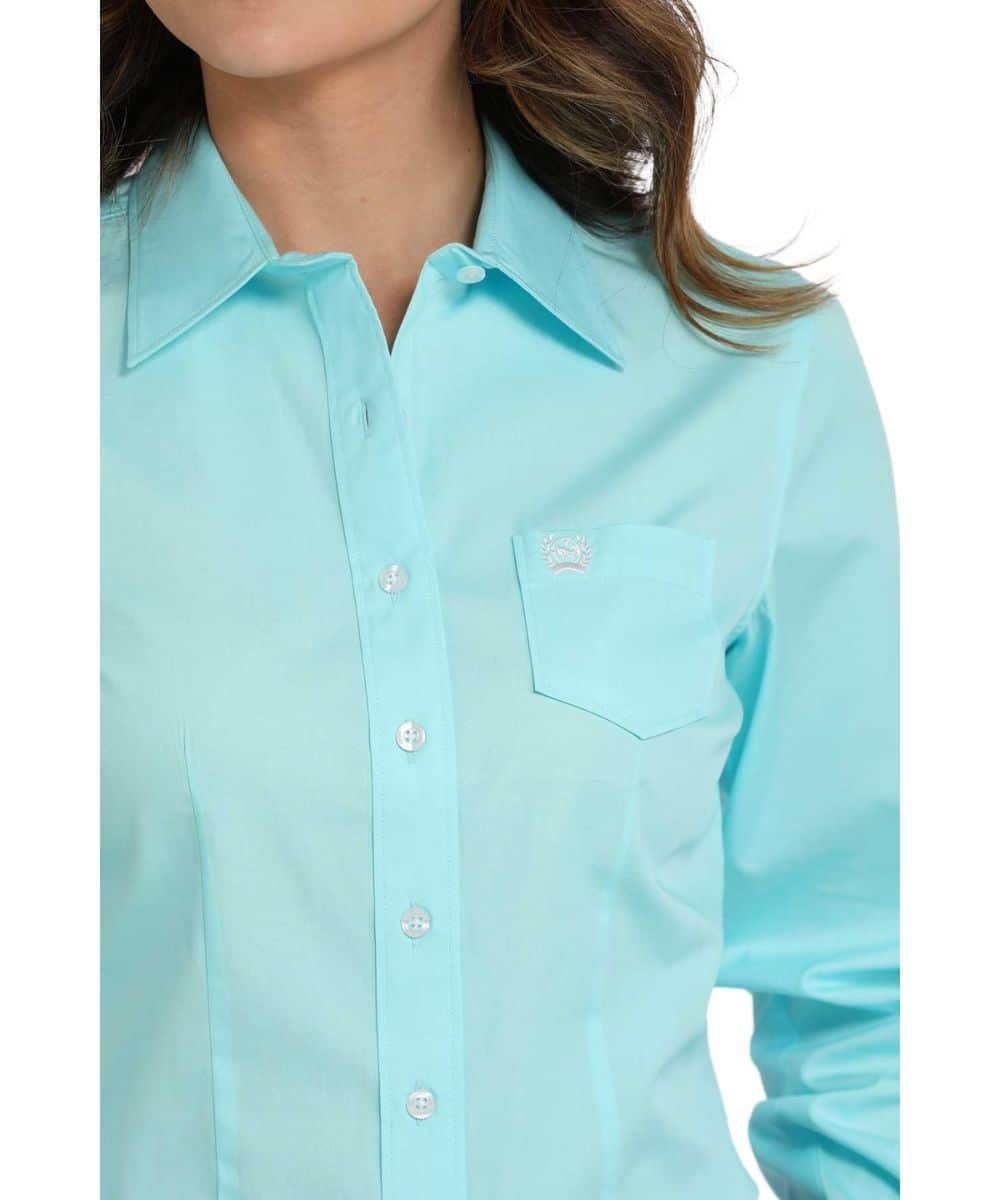 Cinch Women's Turquoise Classic Button Down Shirt