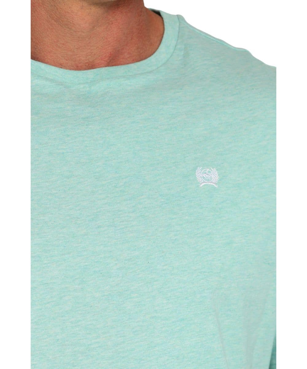 Cinch Men's Turquoise Classic Tee
