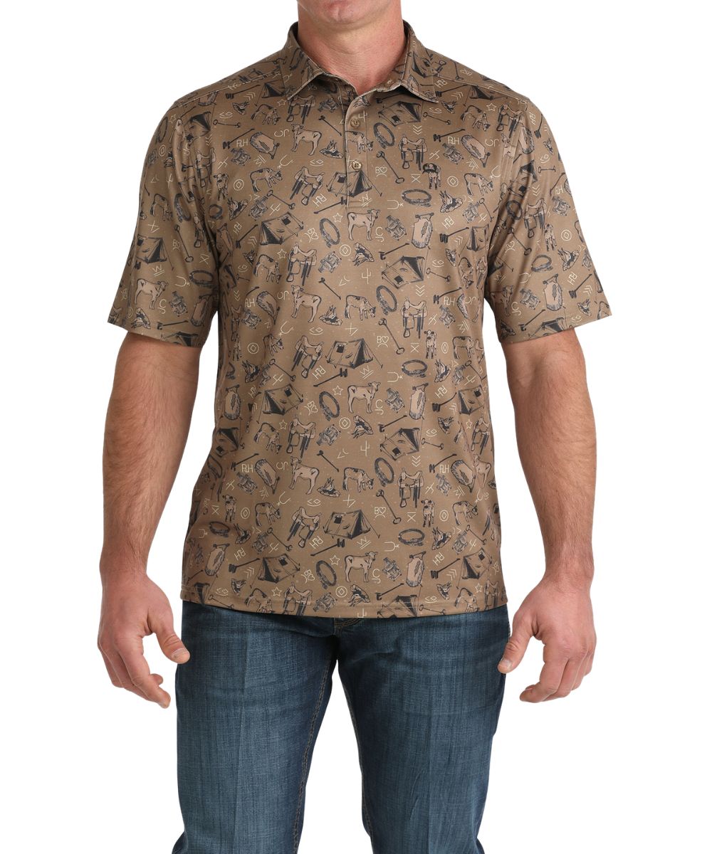 Cinch Men's Western Polo Shirt