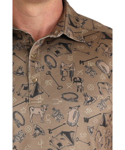 Cinch Men's Western Polo Shirt