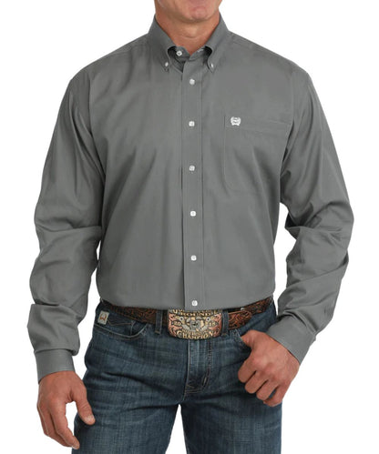 Cinch Men's Gray Classic Button Down Shirt
