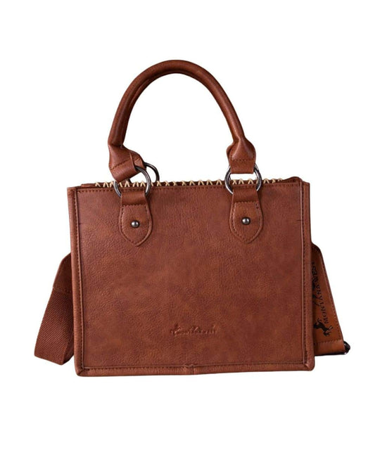 Montana West Women's Feather Tote Purse