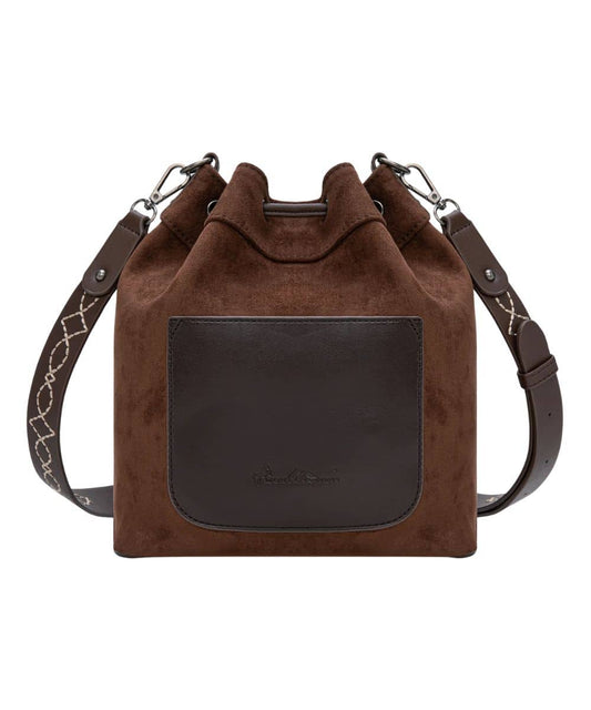 Montana West Women's Boot Stitch Drawstring Crossbody Bag