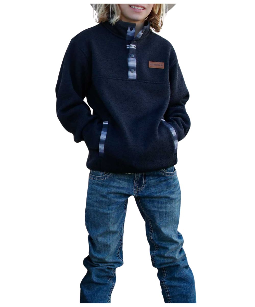 Cinch Boys' 1/4 Snap Pullover