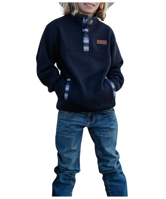 Cinch Boys' 1/4 Snap Pullover