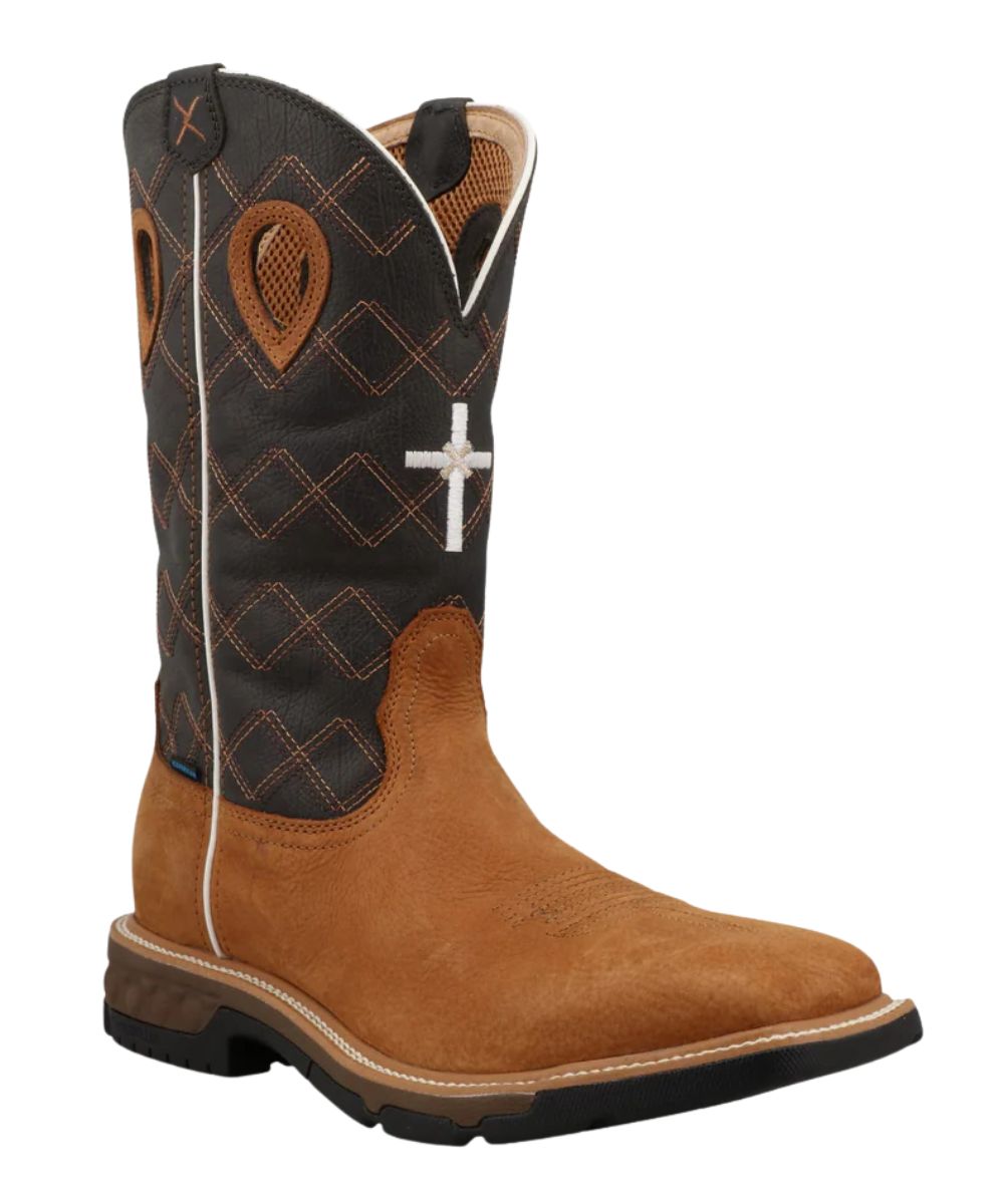 Twisted X Men's Cross Western Work Boot