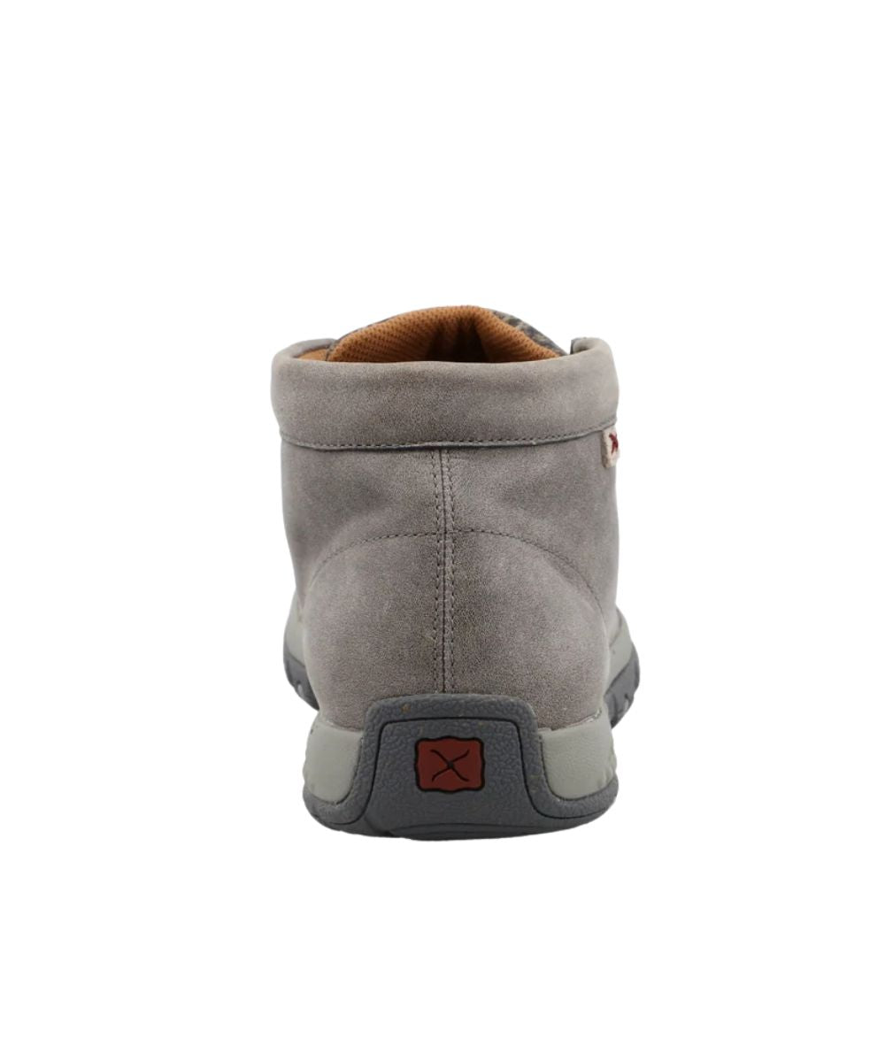 Twisted X Men's Grey & Grey Elephant Chukka Driving Moc