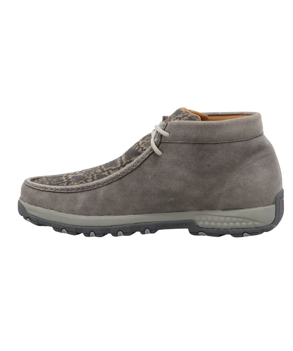 Twisted X Men's Grey & Grey Elephant Chukka Driving Moc