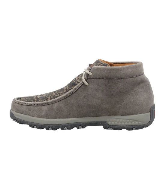 Twisted X Men's Grey & Grey Elephant Chukka Driving Moc