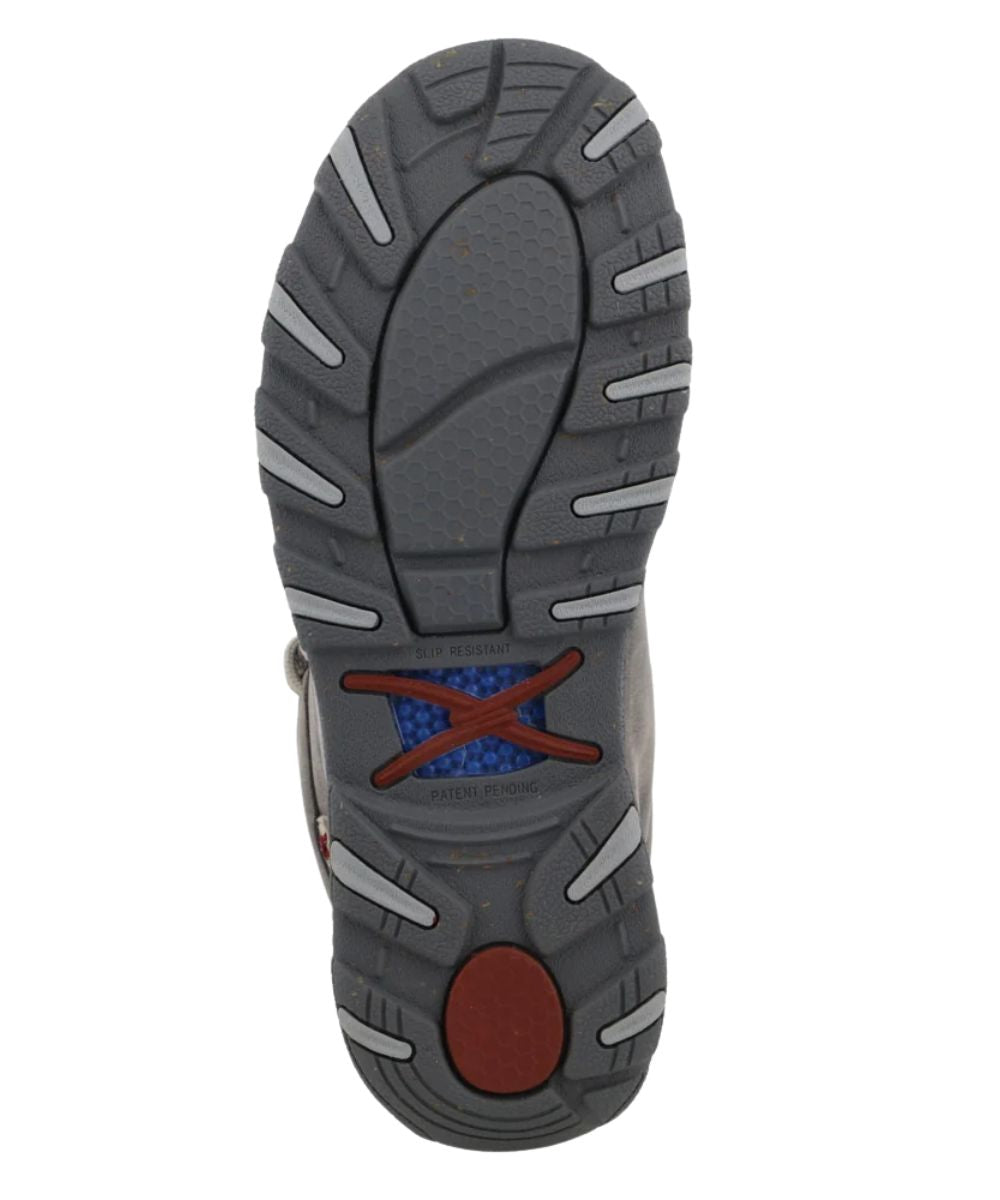 Twisted X Men's Grey & Grey Elephant Chukka Driving Moc